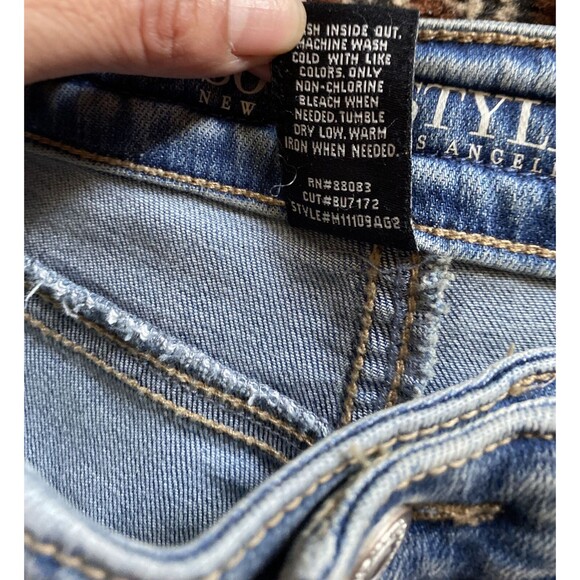 size 4 sound/Style light blue wash jeans Made in china front cotton/polyester - Picture 8 of 8